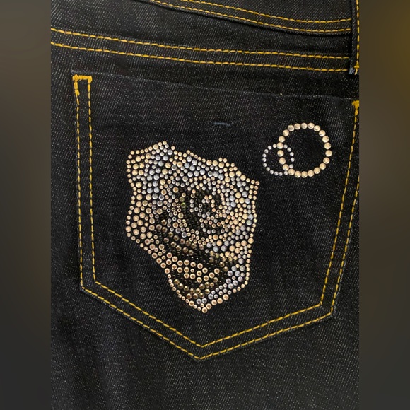VERSACE - dark straight leg denim - Picture 4 of 7